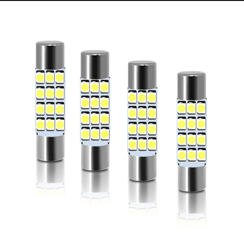 Xenon White LED Interior Dome / Map / Cargo Bulbs (4-Pack)