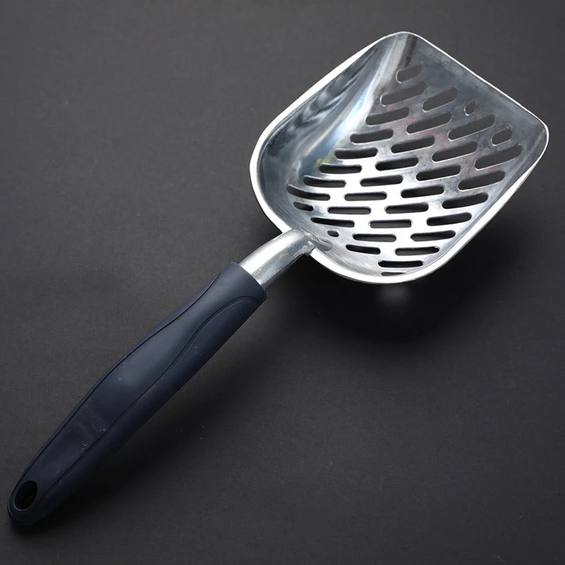 Long-Handle Metal Litter Scoop with Deep Shovel Head – photo 4