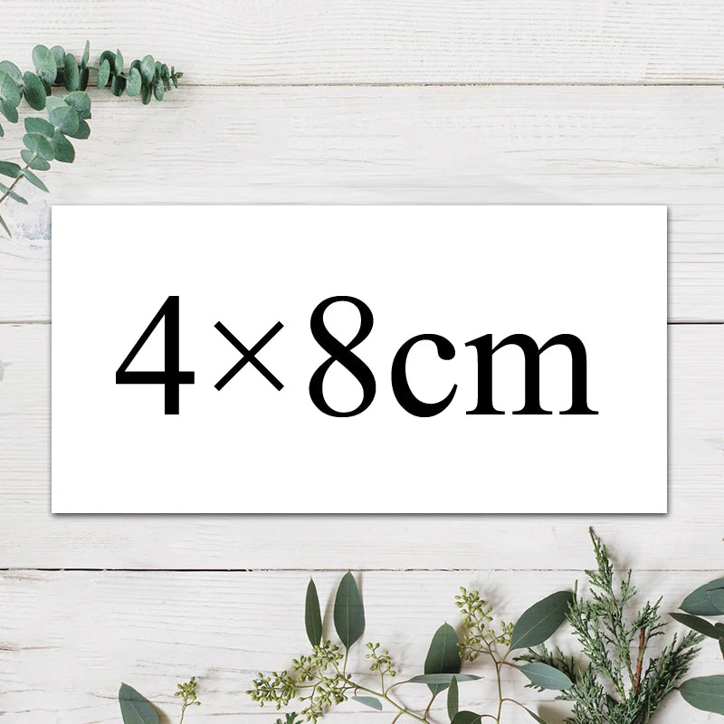 Custom Rectangle Stickers for Weddings, Birthdays, & Events