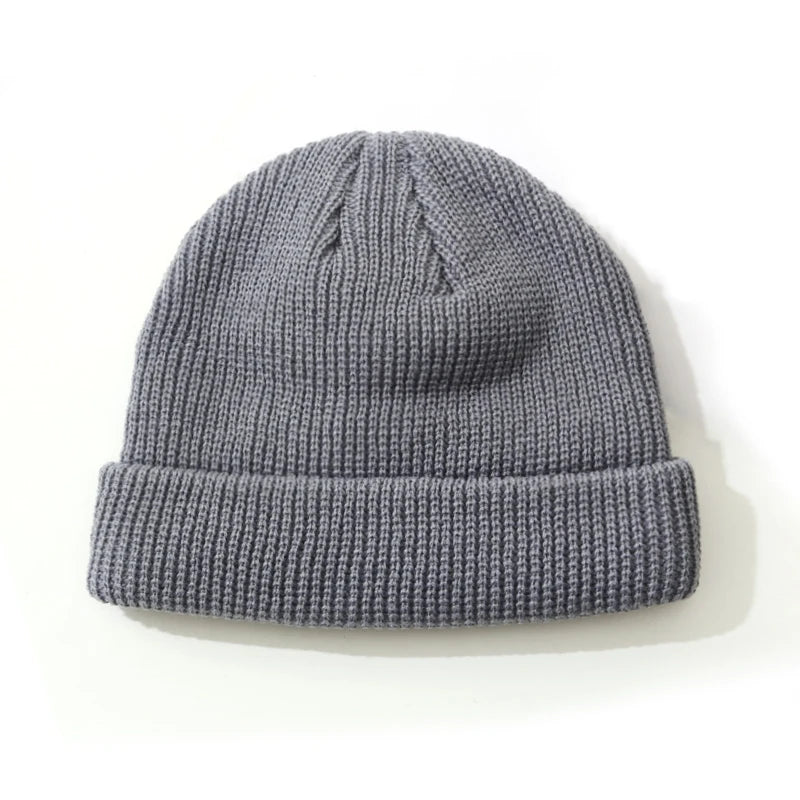 Baggy Docker Knit Beanie - Brimless Cuffed Winter Cap for Men - photo 9