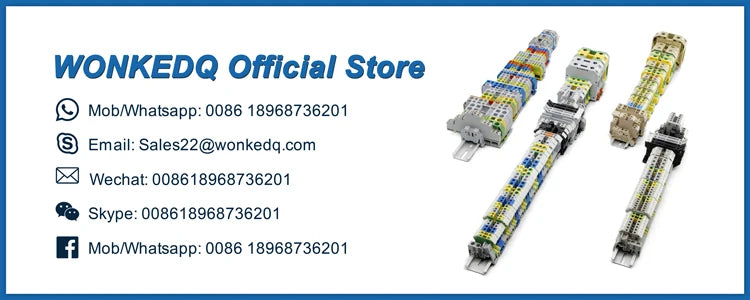 10Pcs UK 2.5 Terminal Block UK2.5B Screw Connection Connect Strip 2.5B 2.5mm² Cable Electrical Din Rail Wire Connector