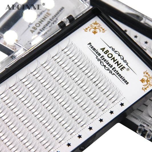 Premade Volume Eyelash Extensions - Russian Volume Fan Lashes (12 Rows)