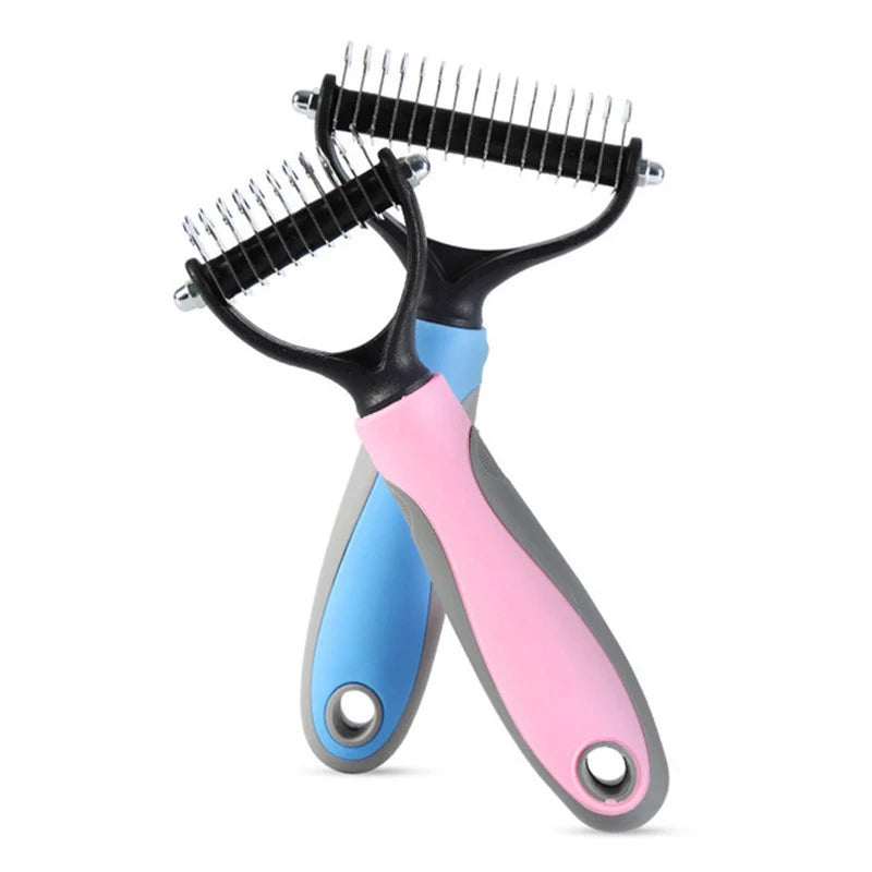 Double-Sided Dog Dematting Comb - Mat & Tangle Removal Tool - photo 6