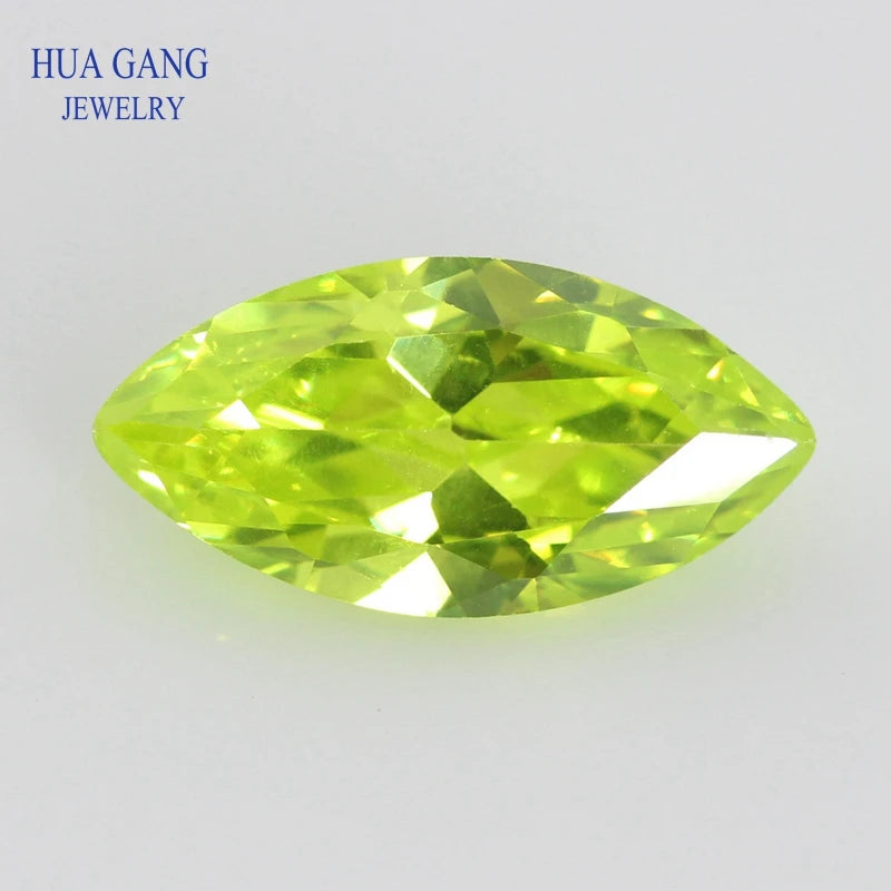 5A Marquise Shape Cubic Zirconia Stone Multicolor Brilliant Cut Loose CZ Synthetic Gems Beads For Jewelry