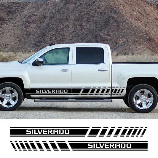 Door Side Stripe Graphics Decals — Chevrolet Silverado 1500