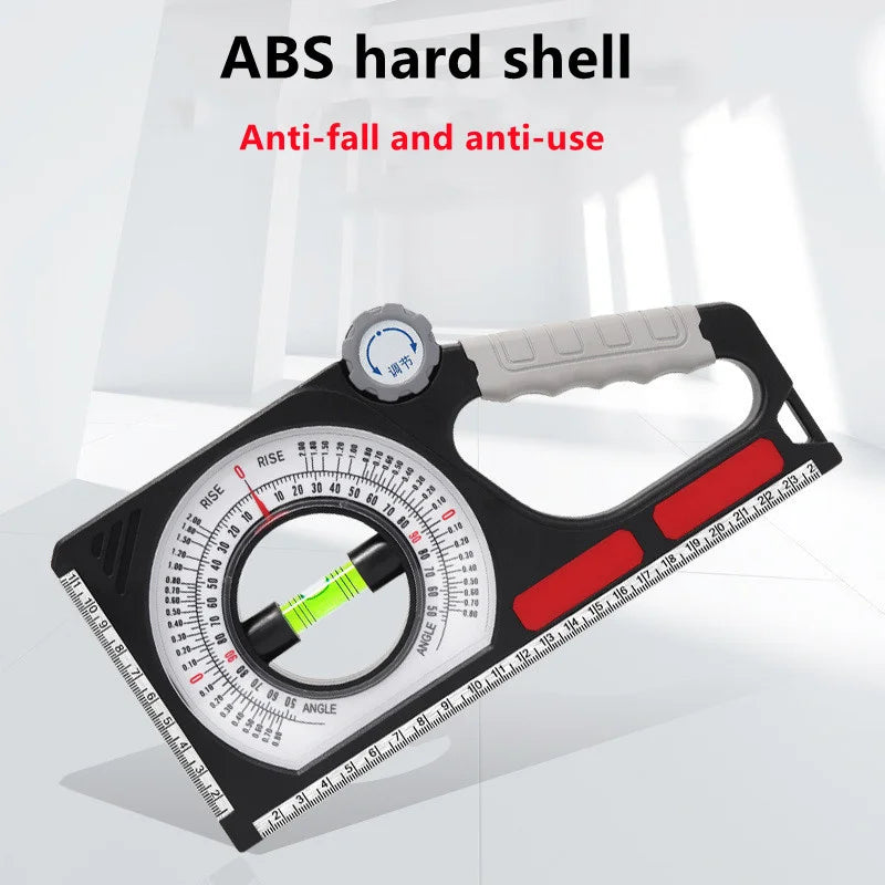 High Precision Angle Slope Measuring Instrument Magnetic Level Bubble Inclinometer Protractor Angle Finder Slope Scale Level