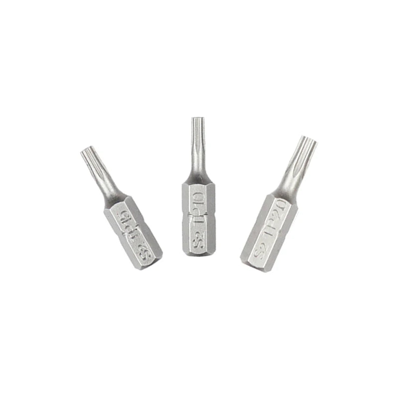Security Torx Screwdriver Bit Set TP10–TP40 — 1/4" Hex Shank for Power Tools