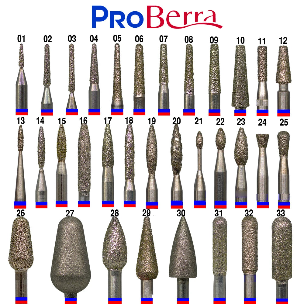 nail drill 34TYPE different shape Diamond bit Cutters Manicure  Manicure Cuticle Clean Pedicure