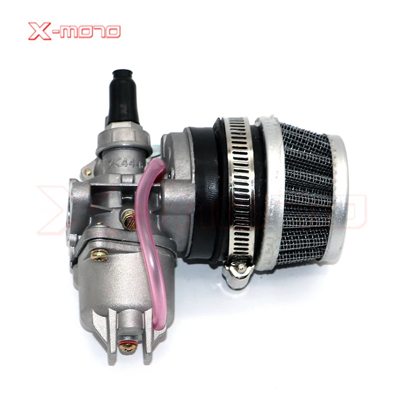 Pocket Bike 47cc 49cc engine carb carburetor with Pod Air Filter 2 stroke for Mini Quad ATV Dirt Bike MiniMoto Go Kart Buggy