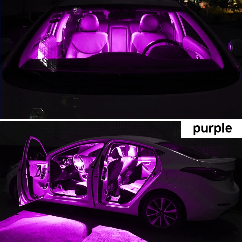 10pcs LED Interior Light Bulbs For Toyota Highlander Kluger 2021 2022 2023 2024 2025