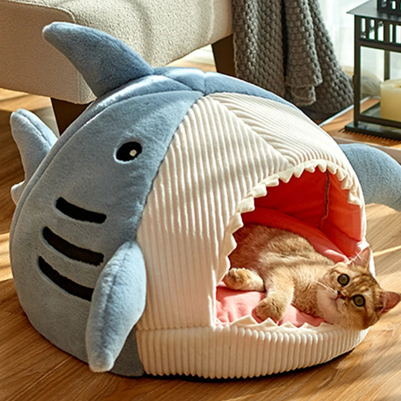 Enclosed Cat Bed Tent - Warm Covered Kitten Cave with Cushion - photo 7