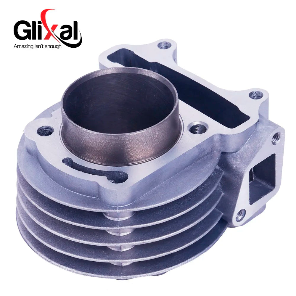 Glixal GY6 72cc 80cc Chinese Scooter 47mm Big Bore Cylinder kit Rebuild Kit with Piston Kit 139QMB 139QMA Moped ATV Engine