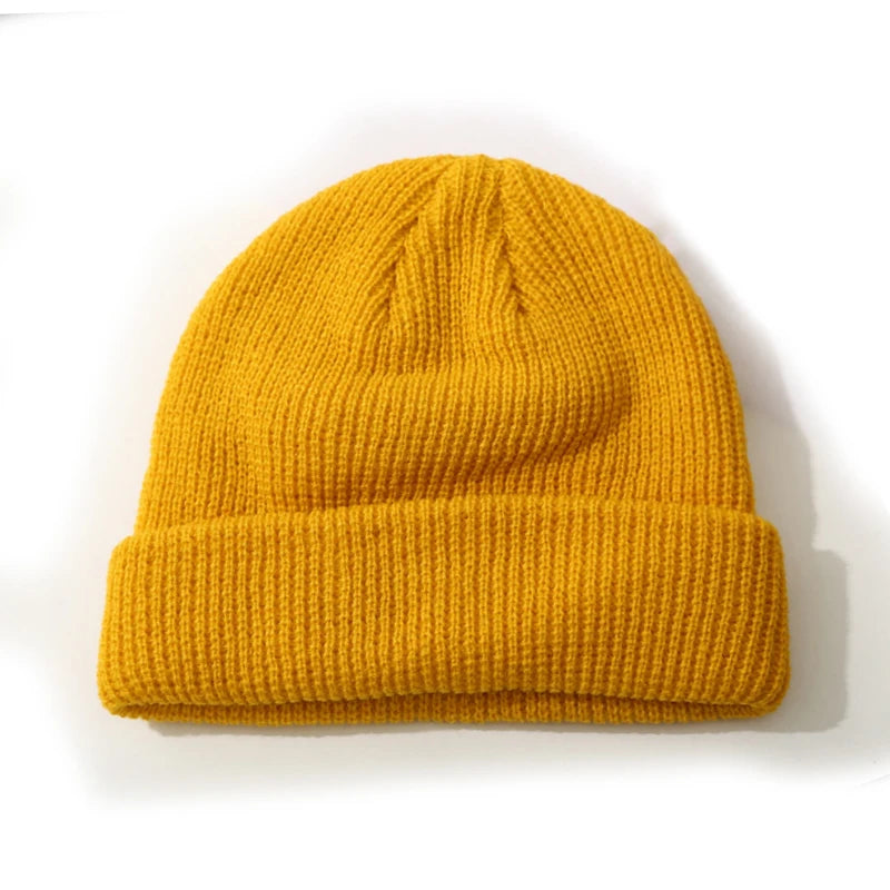 Baggy Docker Knit Beanie - Brimless Cuffed Winter Cap for Men - photo 6