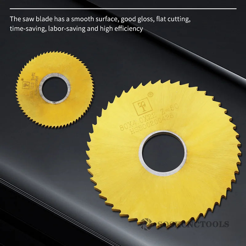 HSS Circular Slotting Saw Blades – 40-100mm Precision Cutter for Metal Milling & Slotting