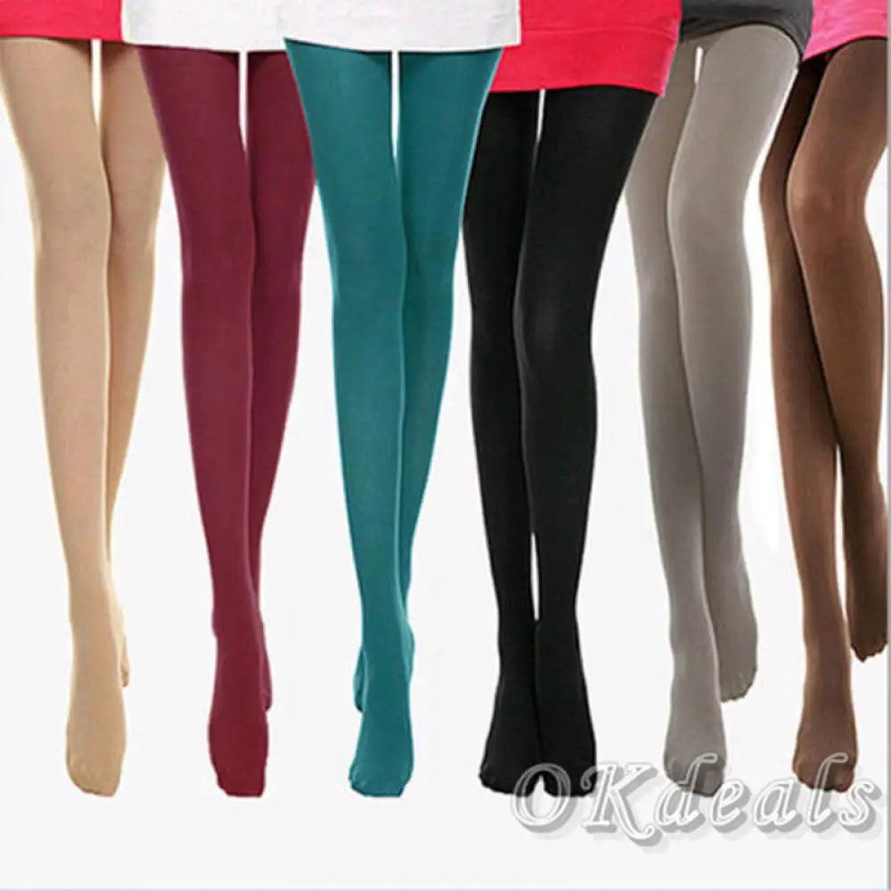 Women's Opaque Tights, 120D Seamless Pantyhose