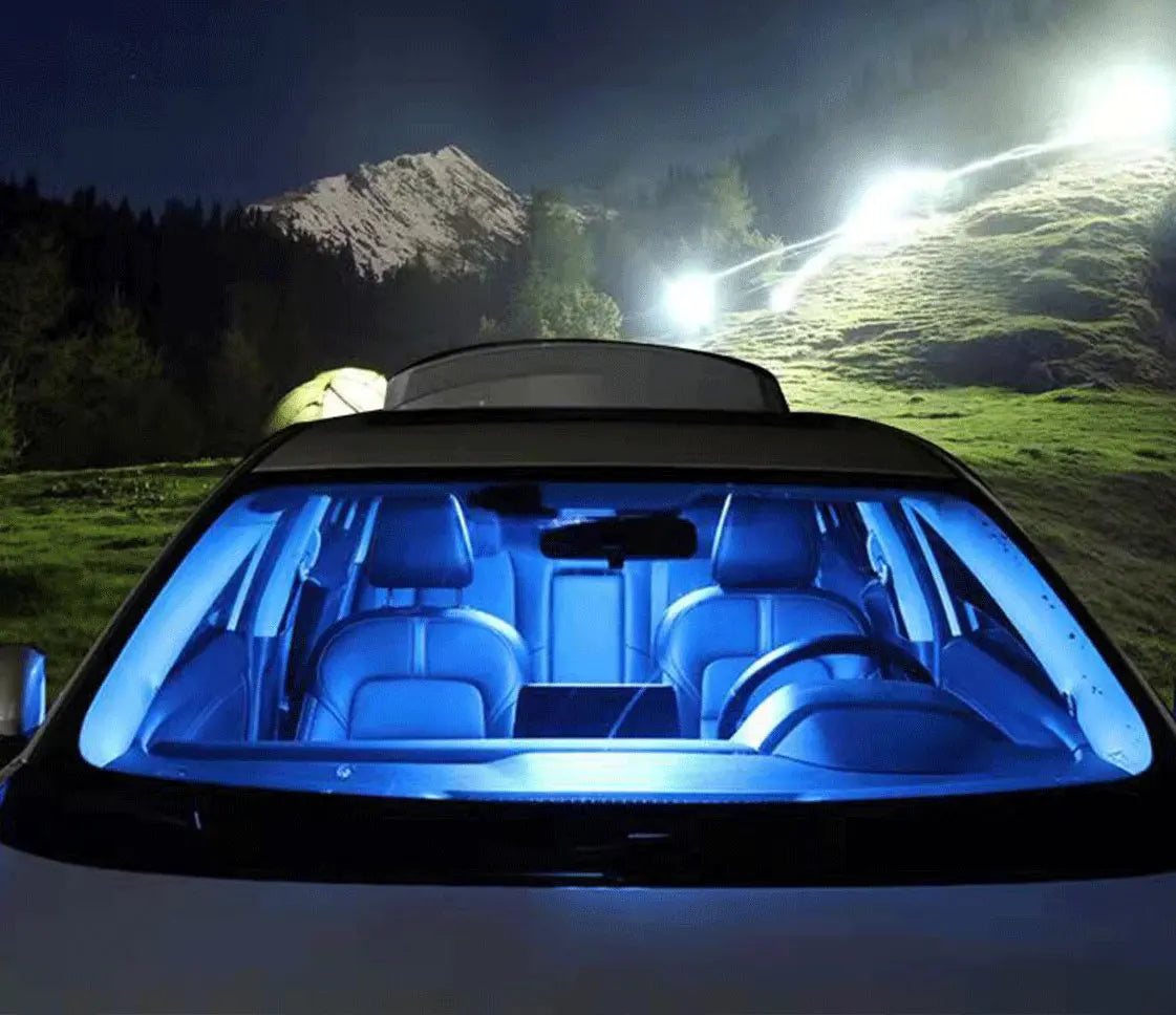 ABRIGHT Car LED Interior Light Canbus For Toyota Land Cruiser 100 Prado 120 150 Highlander CHR RAV4 Prius Avensis Corolla Auris