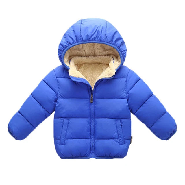 Kids Fur Hood Plush Jacket - Thickened Winter Outerwear for Boys & Girls - photo 11