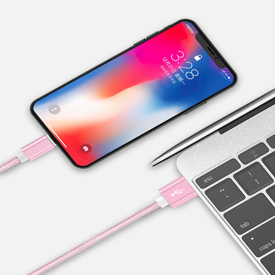 66W 6A Fast Charger Type C Cable USB C 1m 2m 3m Nylon Cable For iPhone 13 12 Xiaomi Huawei Samsung iPad For iphone charger Cable