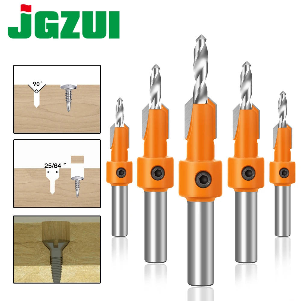 8mm Shank Countersink Router Bit, Woodworking Milling Cutter