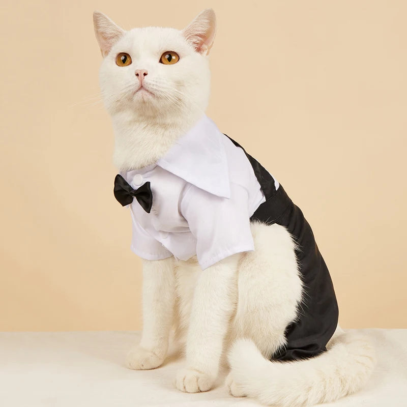 Dog Formal Suit Coat - Wedding Tuxedo Outfit for Small Dogs - photo 3