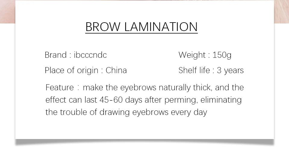 Brow Lamination Kit Semi-permanent Brow Lift Extension Kit Brow Lash Lift Brow Lamination Eyelash Lifting Perming Lashes Makeup