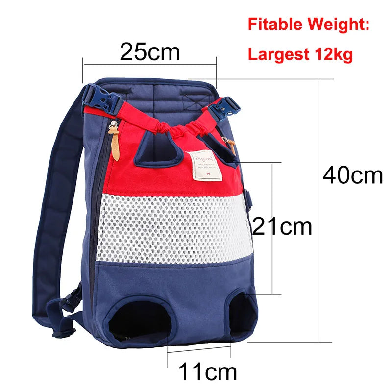 Pet Front Travel Backpack - Bulldog & Puppy Carrier – photo 6