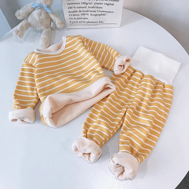 Kids High-Waist Thermal Underwear Set - Warm Winter Layers - photo 8