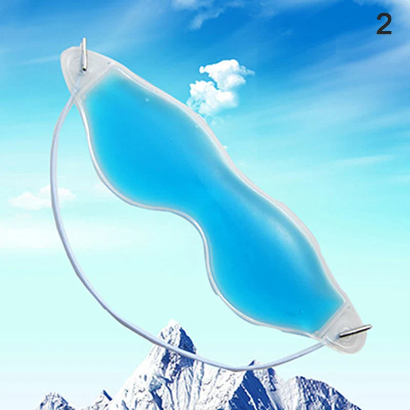 1pc Gel Eye Mask Reusable Cold Cooling Soothing Relief Tired Eye Headache Fatigue Relaxing Pad Remove Dark Circles Eye Ice Bag