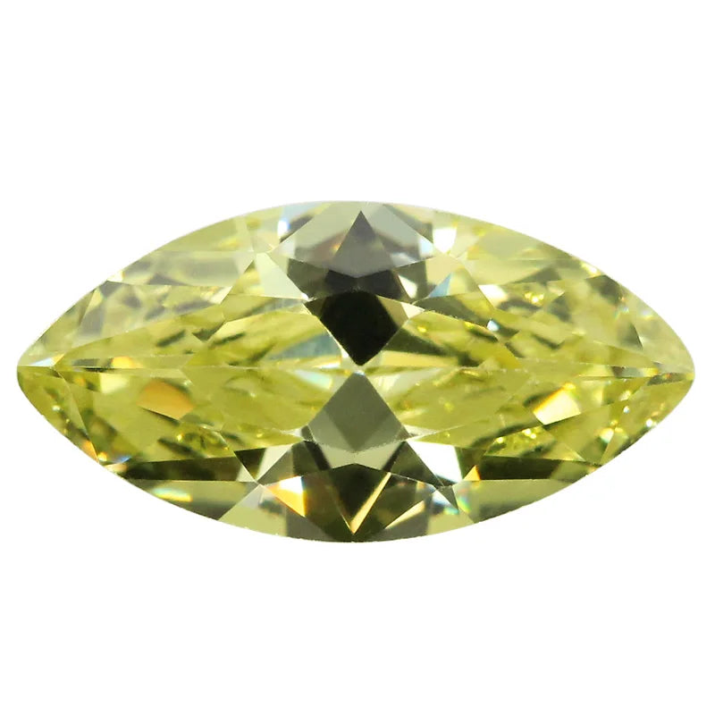 5A Marquise Shape Cubic Zirconia Stone Multicolor Brilliant Cut Loose CZ Synthetic Gems Beads For Jewelry