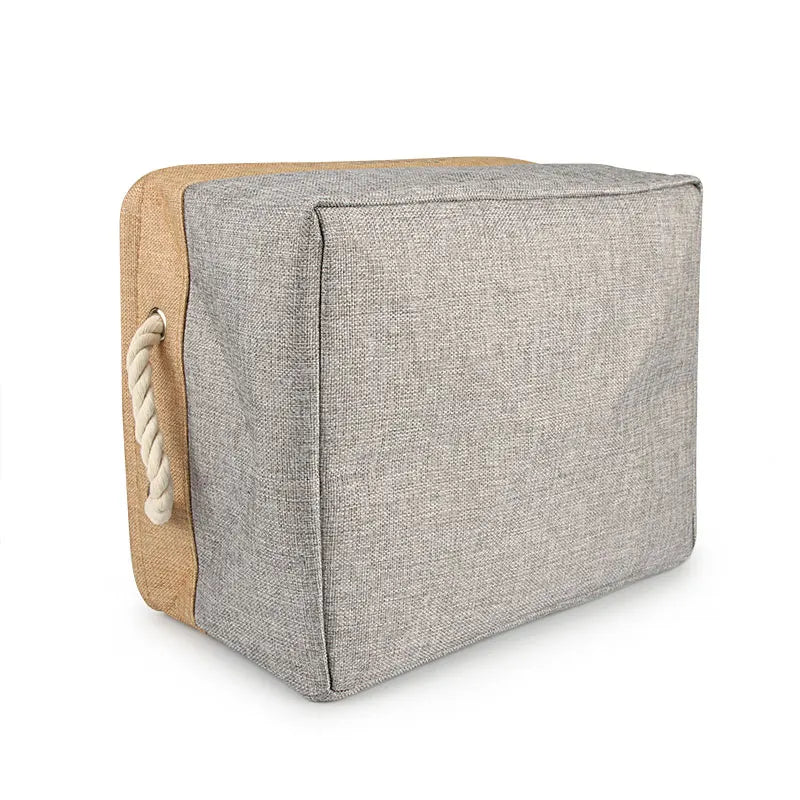 Custom Name Dog Toy Basket Cat Pet Foldable Box Print Personalized ID Storage Baskets For Clothes Pet Accessories