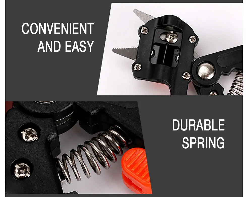 DTBD Garden Grafting Tool Suit Farming Pruning Shears Scissor Fruit Tree Vaccination Secateurs Pruning Garden Tool and Tape