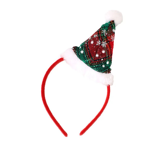 Cute Christmas Santa Headband for Kids & Adults - 21 x 12 cm - photo 3