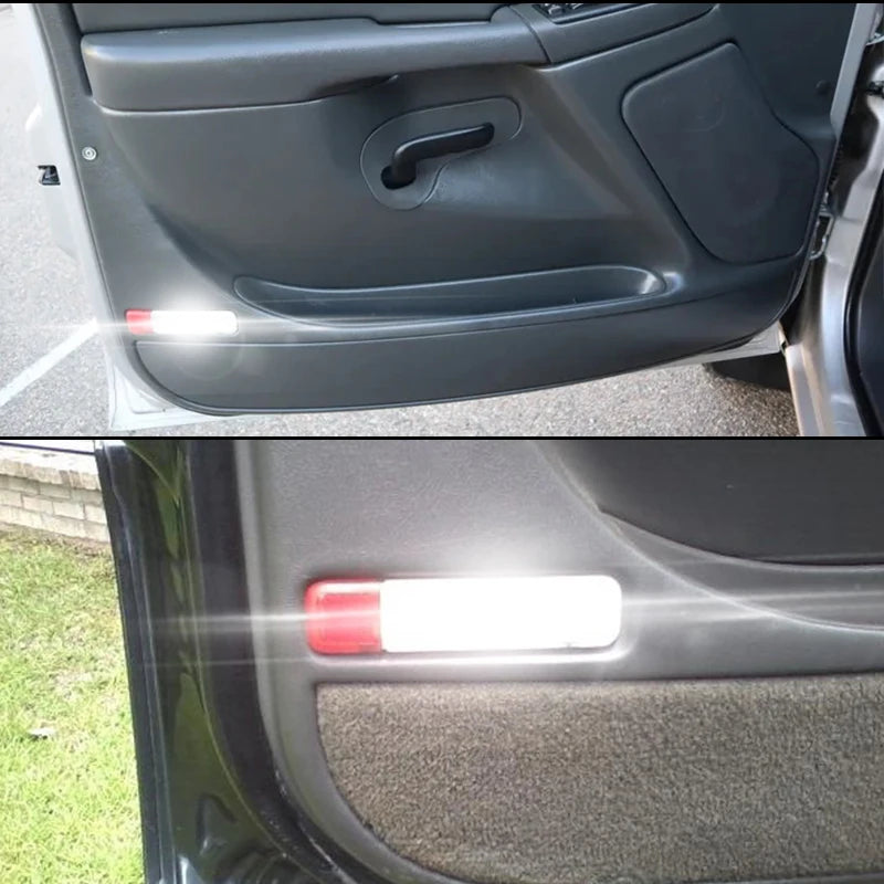 JDM Side Door Courtesy Light Assemblies For GM Trucks SUVs Escalade Avalanche Silverado Sierra Yukon For Hummer 2  Door Courtesy