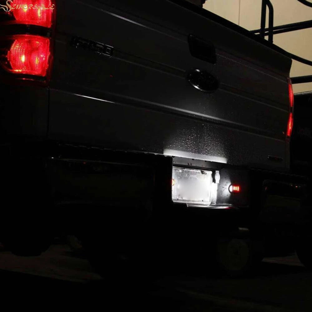 LED License Plate Light Assembly for Ford F-150/F-250/F-350/F-450 (2-Pack)