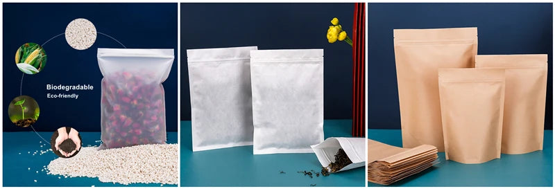 StoBag Frosted Matte Plastic Clothing Packaging Zipper Bag Zippered Shipping Sealed Underwear Socks Storage Reusable Pouch