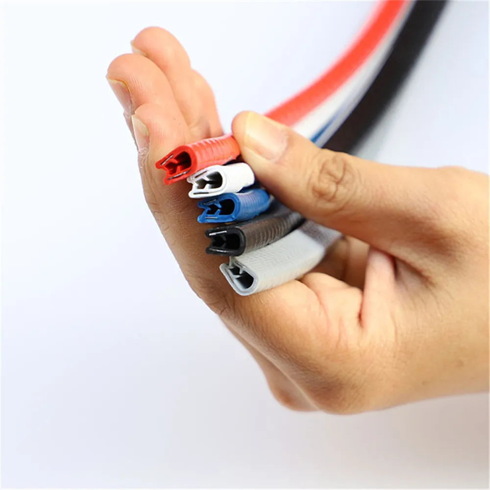 Car Door Protector Edge Scratch Strip Guard Trim Automobile Door Anti Collision Protection Strip Steel Car-styling Accessory