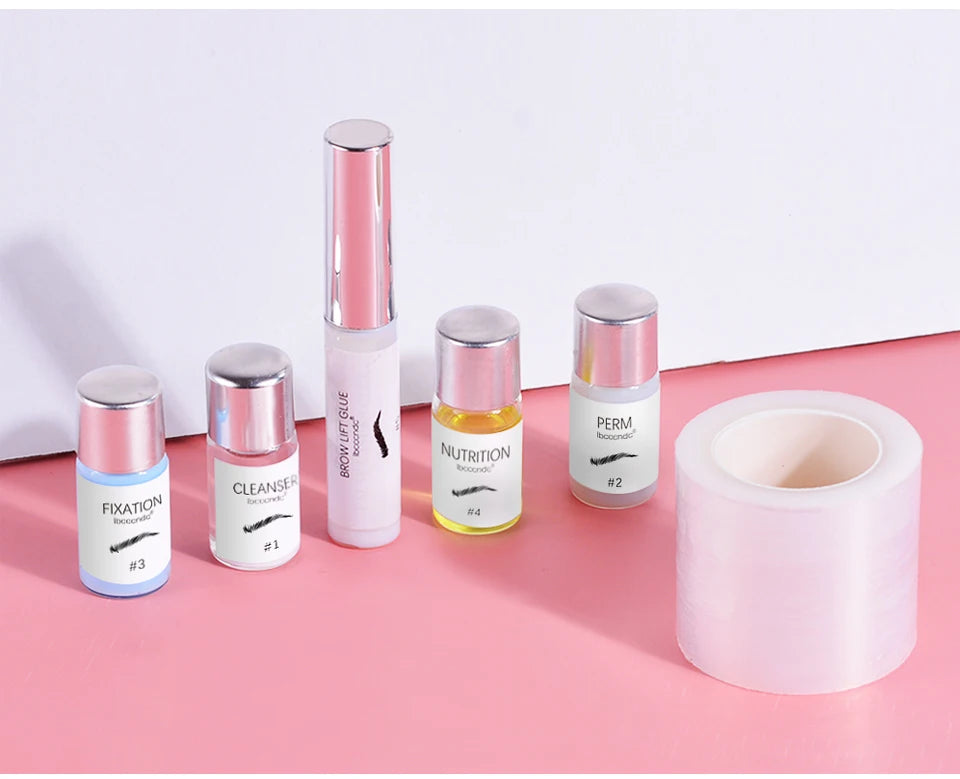 Brow Lamination Kit Semi-permanent Brow Lift Extension Kit Brow Lash Lift Brow Lamination Eyelash Lifting Perming Lashes Makeup
