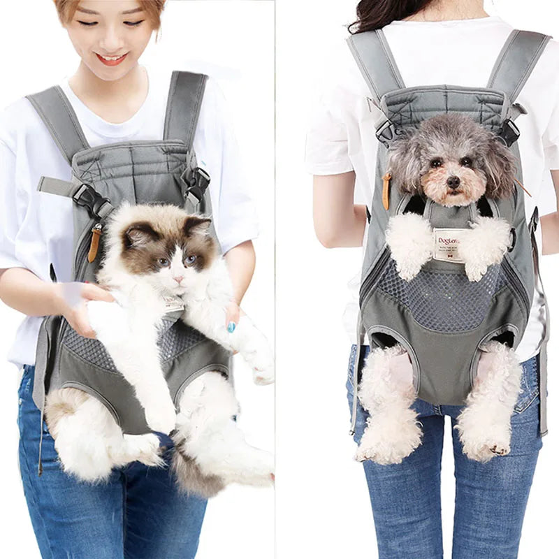 Pet Front Travel Backpack - Bulldog & Puppy Carrier – photo 2
