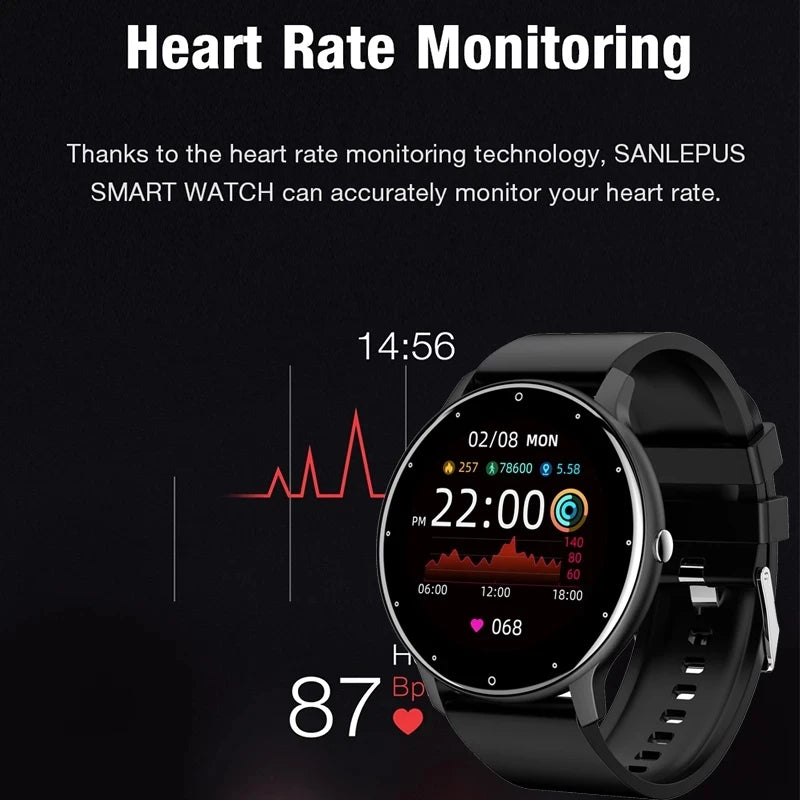 LIGE Smart Watch — Fitness Tracking, Waterproof, iOS & Android