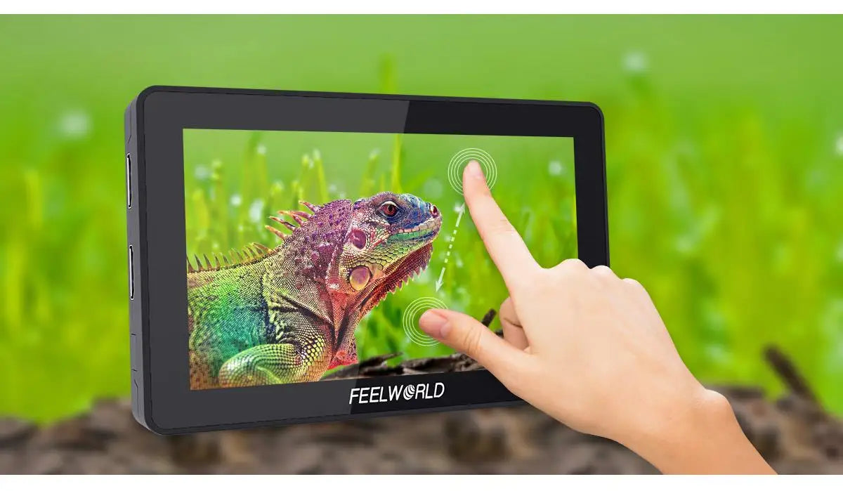 FEELWORLD F6 PLUS 5.5 Inch portable monitor hdmi 3D LUT Touch Screen DSLR Camera Field Monitor IPS FHD1920x1080 monitor 4K HDMI