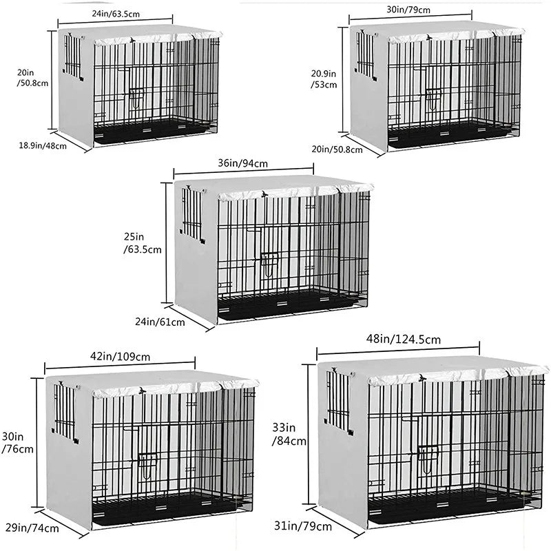 210D Oxford Dog Kennel Cover - Waterproof Foldable – photo 5