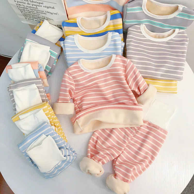Kids High-Waist Thermal Underwear Set - Warm Winter Layers - photo 3