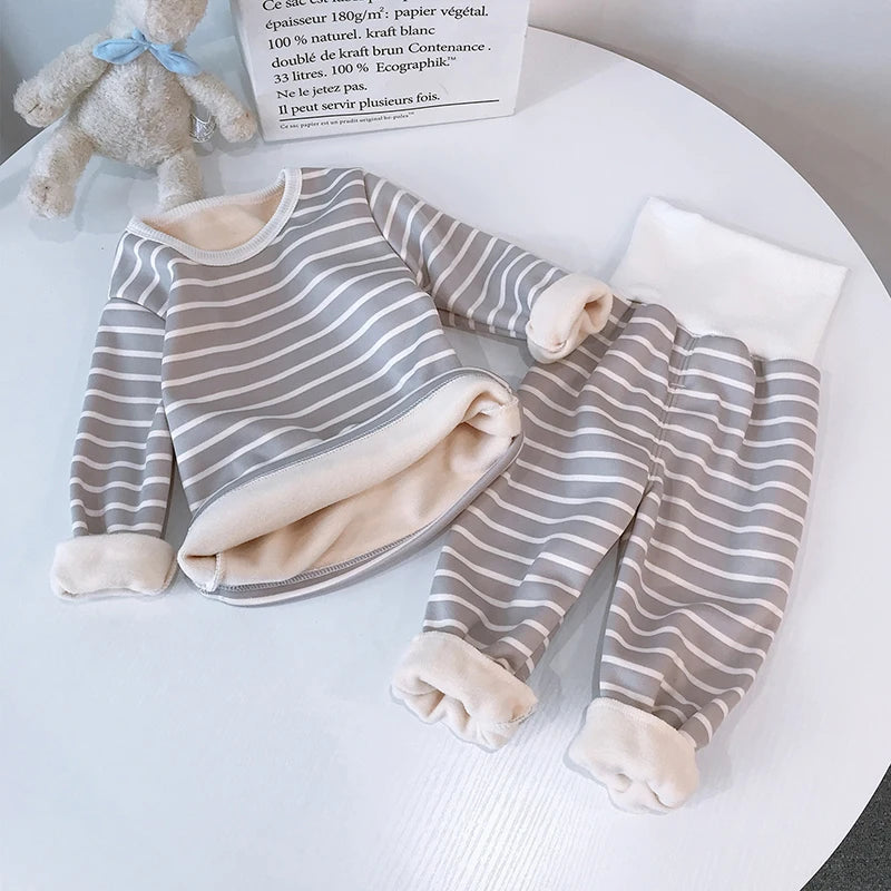 Kids High-Waist Thermal Underwear Set - Warm Winter Layers - photo 4