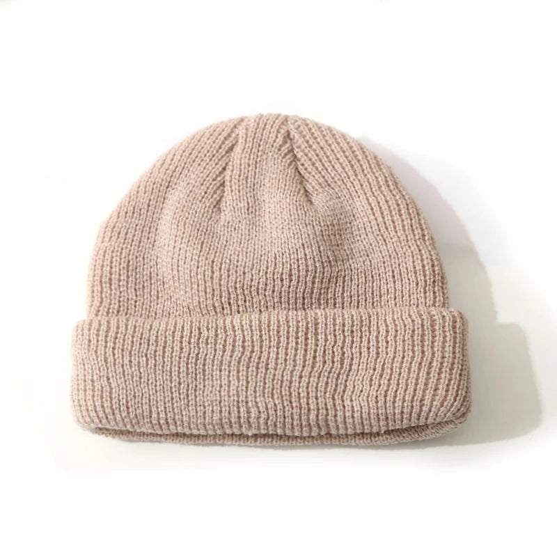 Baggy Docker Knit Beanie - Brimless Cuffed Winter Cap for Men - photo 16