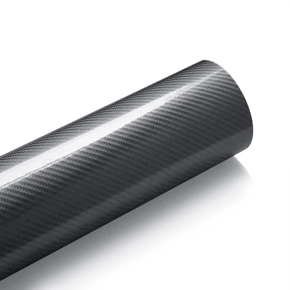 Car Styling 50*200cm DIY High Glossy 5D Carbon Fiber Vinyl Wrap Film Motorcyle Automobiles Car Sticker And Decals Accessories