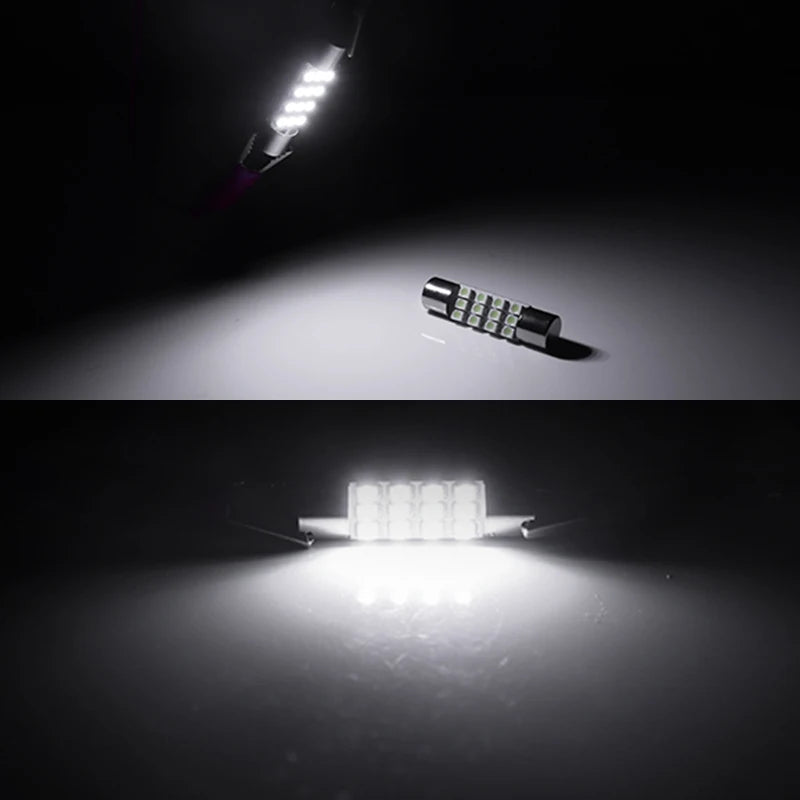 Xenon White LED Interior Dome / Map / Cargo Bulbs (4-Pack)