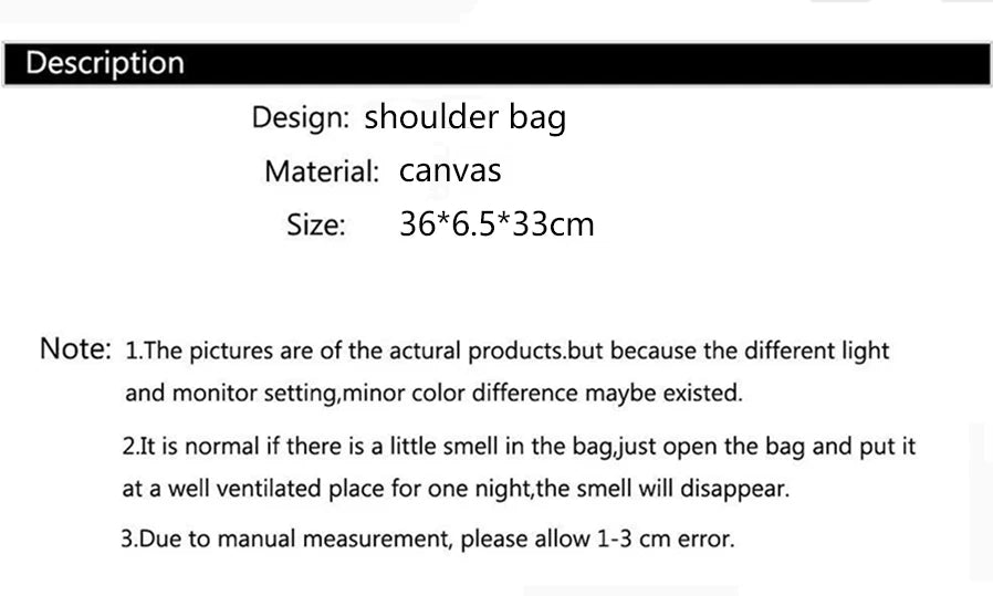 Women's Canvas Tote Bag – Reusable Shoulder Handbag with Letter Detail | Casual Daily Bag