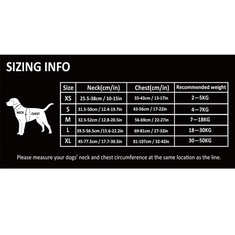 Truelove Reflective No-Pull Dog Harness – Adjustable Nylon Vest for Medium & Large Dogs | XS–XL (7 Colors)