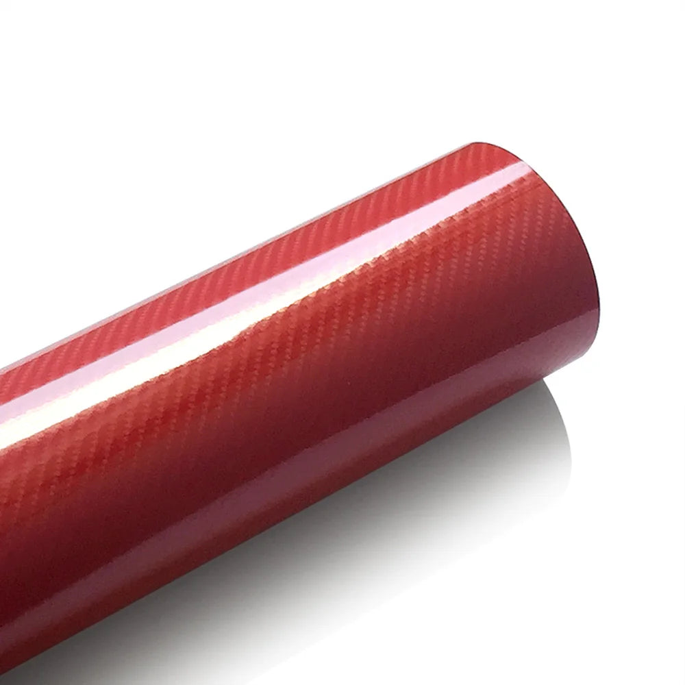 Car Styling 50*200cm DIY High Glossy 5D Carbon Fiber Vinyl Wrap Film Motorcyle Automobiles Car Sticker And Decals Accessories
