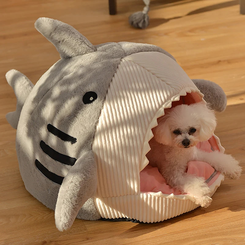 Enclosed Cat Bed Tent - Warm Covered Kitten Cave with Cushion - photo 5